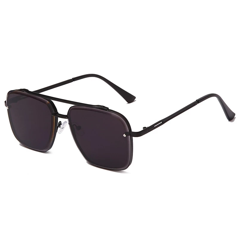

men popular model M six sunglasses metal vintage fashion style sunglasses square frameless UV 400 lens come l style fashion