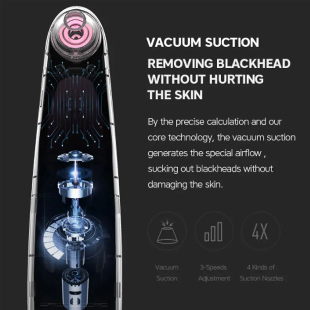 Lescolton Vacuum Blackhead Remover Multifunction Photon Beauty Skin Care Rechargeable Massager Acne Extractor Cleaner Tool
Lescolton Vacuum Blackhead Remover Multifunction Photon Beauty Skin Care Rechargeable Massager Acne Extractor Cleaner Tool