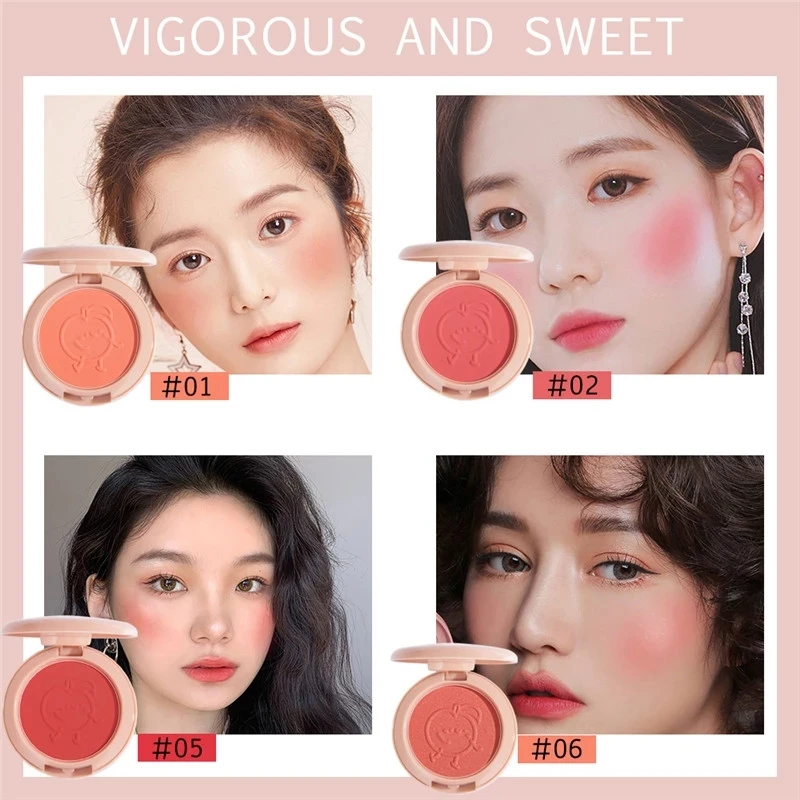 New 6 Colors Blush Makeup Palette Mineral Powder Red Rouge Lasting Natural Cream Cheek Tint Orange Peach Pink Blush Cosmetic
New 6 Colors Blush Makeup Palette Mineral Powder Red Rouge Lasting Natural Cream Cheek Tint Orange Peach Pink Blush Cosmetic