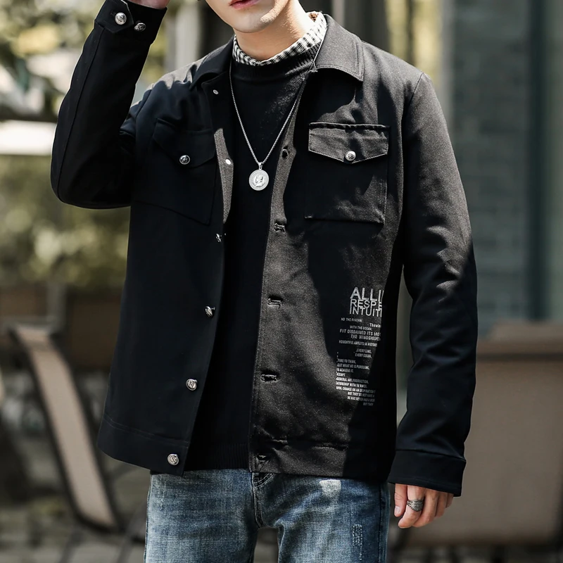 Large size autumn and winter casual warm coat lapel denim tooling jacket men's short coat
Large size autumn and winter casual warm coat lapel denim tooling jacket men's short coat