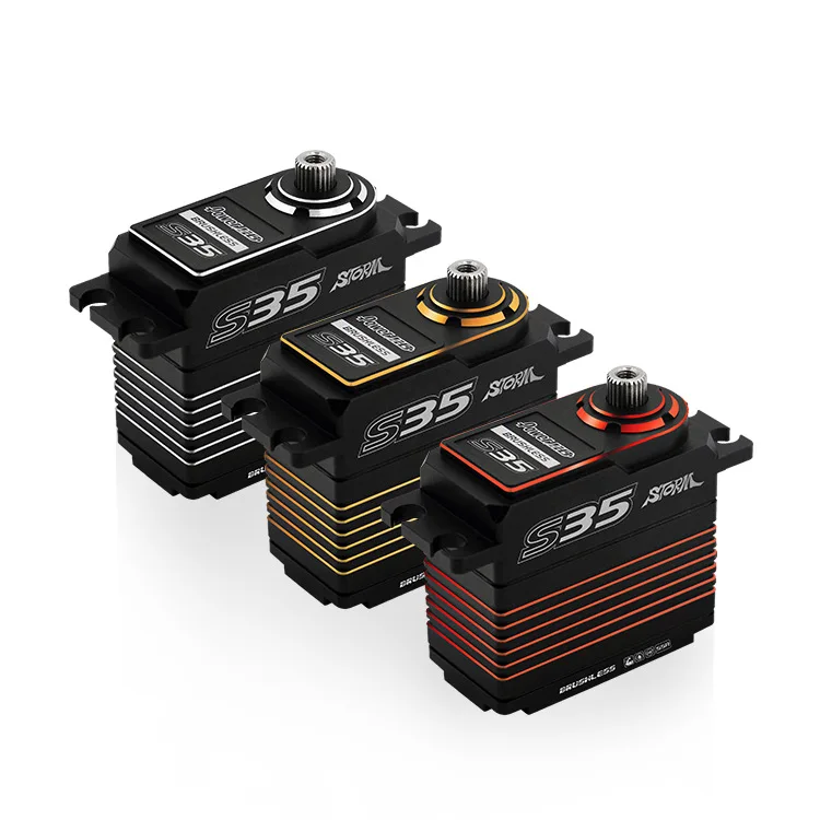 Retail Power HD Storm35 High Pressure Brushless Servo 35KG Metal Gears for RC Vehicles Car Model
Retail Power HD Storm35 High Pressure Brushless Servo 35KG Metal Gears for RC Vehicles Car Model