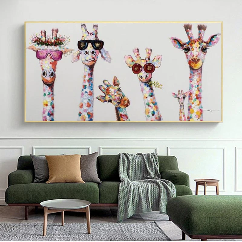 Wall Art Decor Canvas Painting Cute Cartoon Giraffes Poster Print Canvas Art Pictures for Children's Room Nordic Home Decor
Wall Art Decor Canvas Painting Cute Cartoon Giraffes Poster Print Canvas Art Pictures for Children's Room Nordic Home Decor