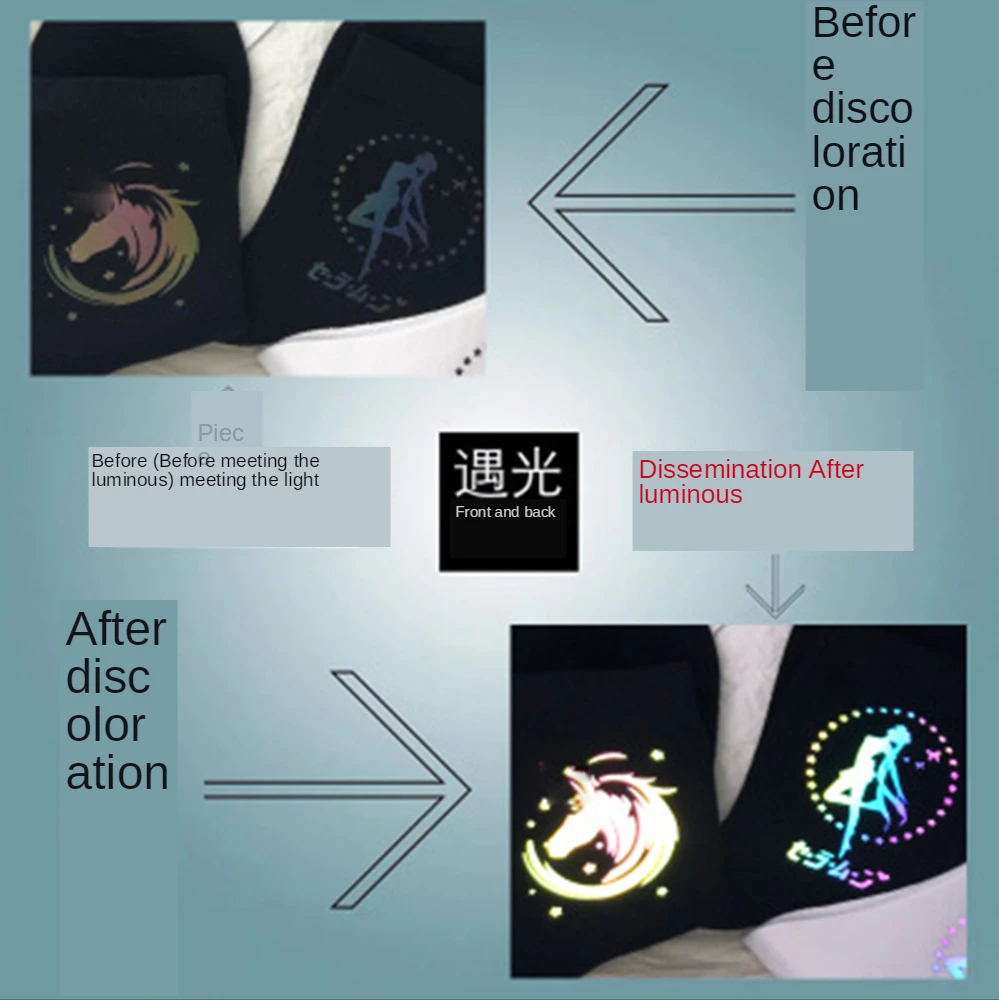 2021 Fashion Unisex Apan Harajuku Night Reflection Light Socks Funny Cartoon Fashion Cute Street Style Hip-hop Skateboard Socks
2021 Fashion Unisex Apan Harajuku Night Reflection Light Socks Funny Cartoon Fashion Cute Street Style Hip-hop Skateboard Socks