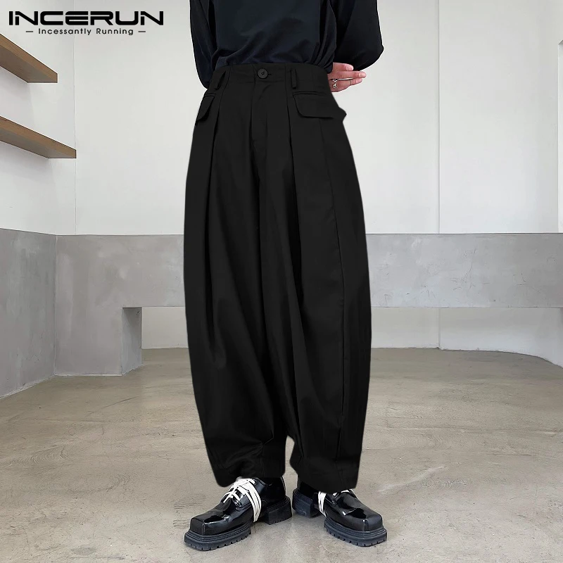 INCERUN 2021 Handsome Well Fitting New Men Solid High Waist Trousers Stylish Fashion Casual Streetwear Wide Leg Long Pants S-5XL
INCERUN 2021 Handsome Well Fitting New Men Solid High Waist Trousers Stylish Fashion Casual Streetwear Wide Leg Long Pants S-5XL