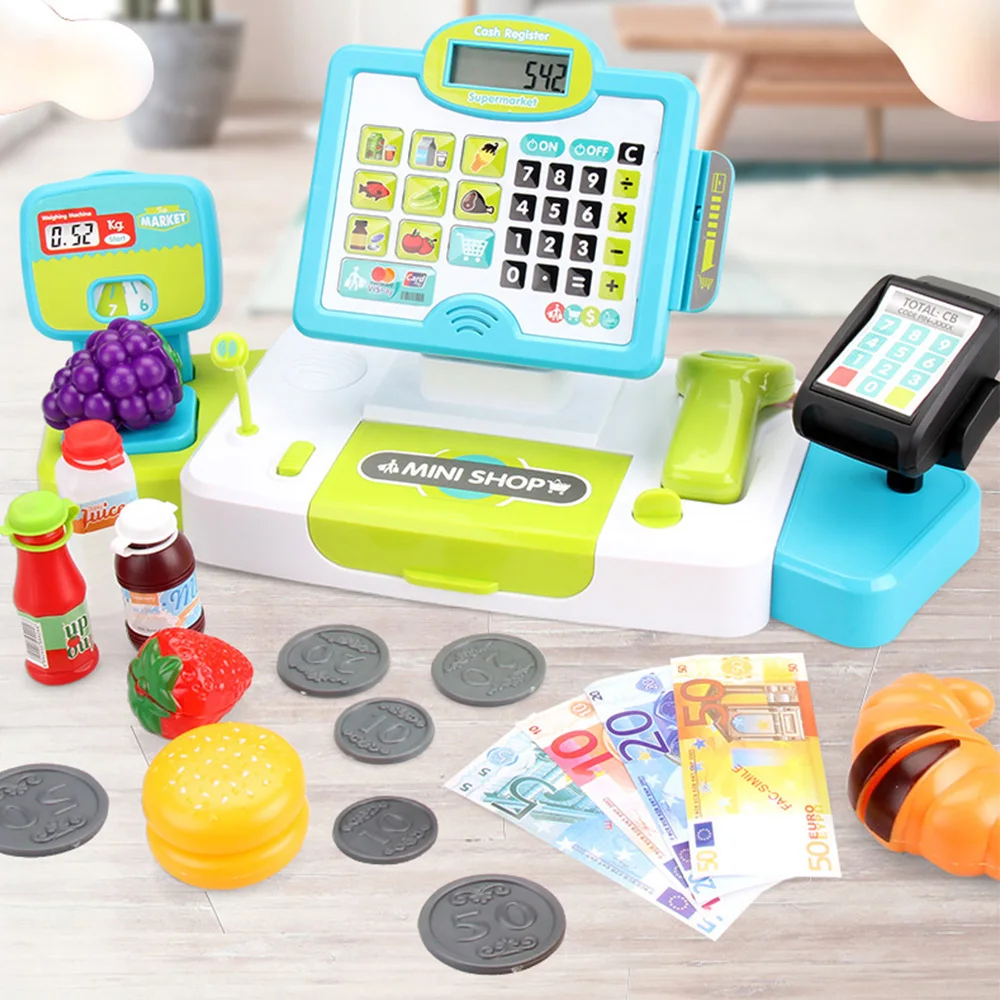 Children Emulational Multi-function Supermarket Cash Register Kits Pretend Play Toys for Kids Simulation Cash Register Toy
Children Emulational Multi-function Supermarket Cash Register Kits Pretend Play Toys for Kids Simulation Cash Register Toy