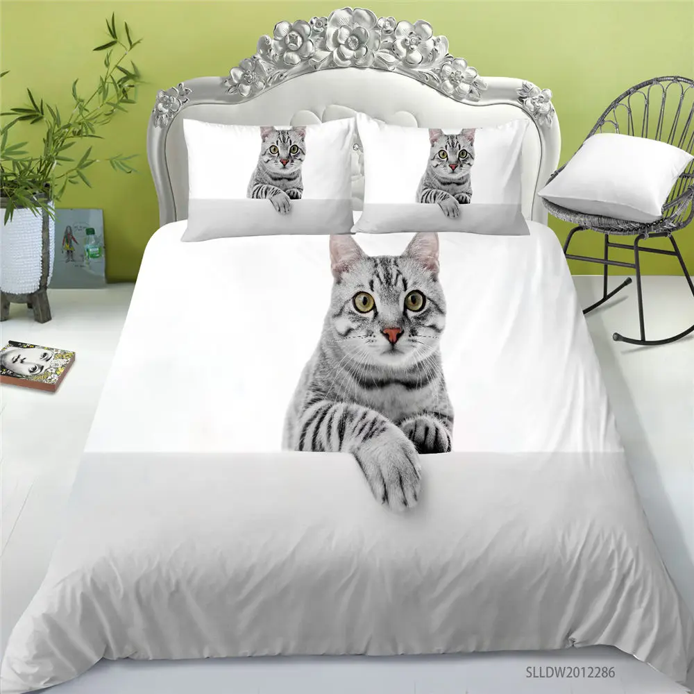 Sunshine 3D Cat Bedding Sets Luxury Duvet Cover Set Twin King Queen Full Double Comforter Sets Bedspreads 2/3 Dropship
Sunshine 3D Cat Bedding Sets Luxury Duvet Cover Set Twin King Queen Full Double Comforter Sets Bedspreads 2/3 Dropship