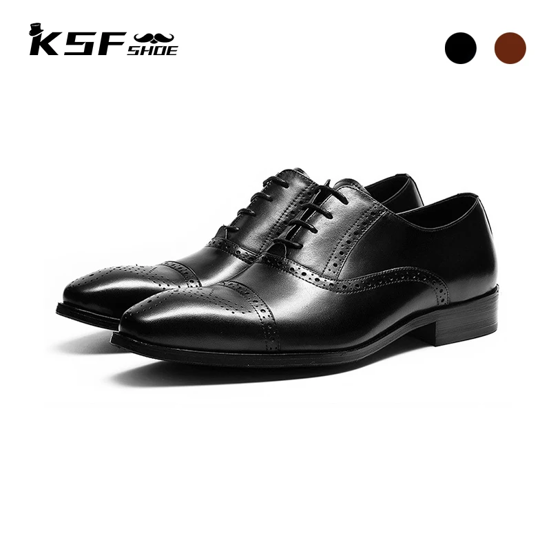 Броги KSF мужские из натуральной кожи, деловые туфли-оксфорды, роскошные дизайнерские свадебные туфли под костюм, оригинальные
Броги KSF мужские из натуральной кожи, деловые туфли-оксфорды, роскошные дизайнерские свадебные туфли под костюм, оригинальные