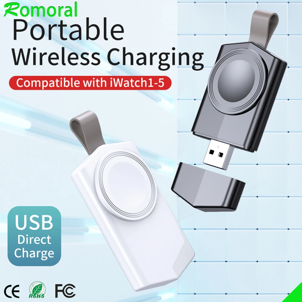 Portable Wireless Charger for Apple Watch Charger 1/2/3/4/5/SE/6 generation magnetic type USB Charger
Portable Wireless Charger for Apple Watch Charger 1/2/3/4/5/SE/6 generation magnetic type USB Charger