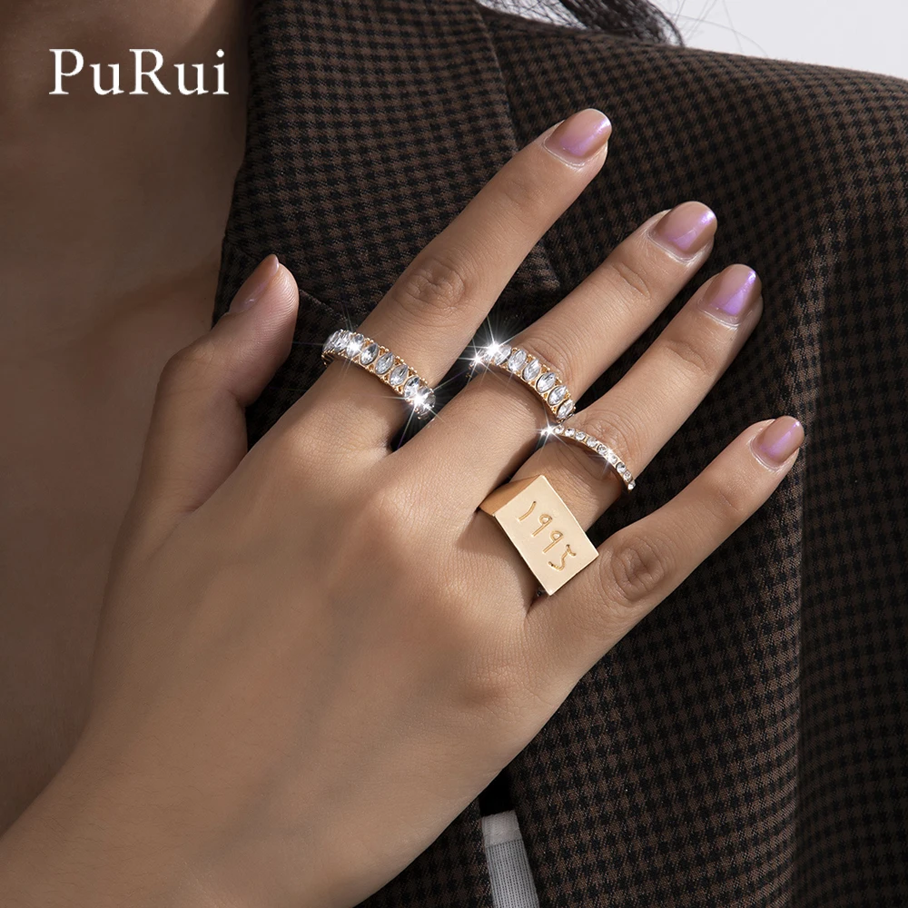 Hiphop Crystal 4pcs Punk Rings Set Vintage 2021 Circle 1995 Letter Finger Accessories Buckle Joint Tail Ring for Women Jewelry
Hiphop Crystal 4pcs Punk Rings Set Vintage 2021 Circle 1995 Letter Finger Accessories Buckle Joint Tail Ring for Women Jewelry