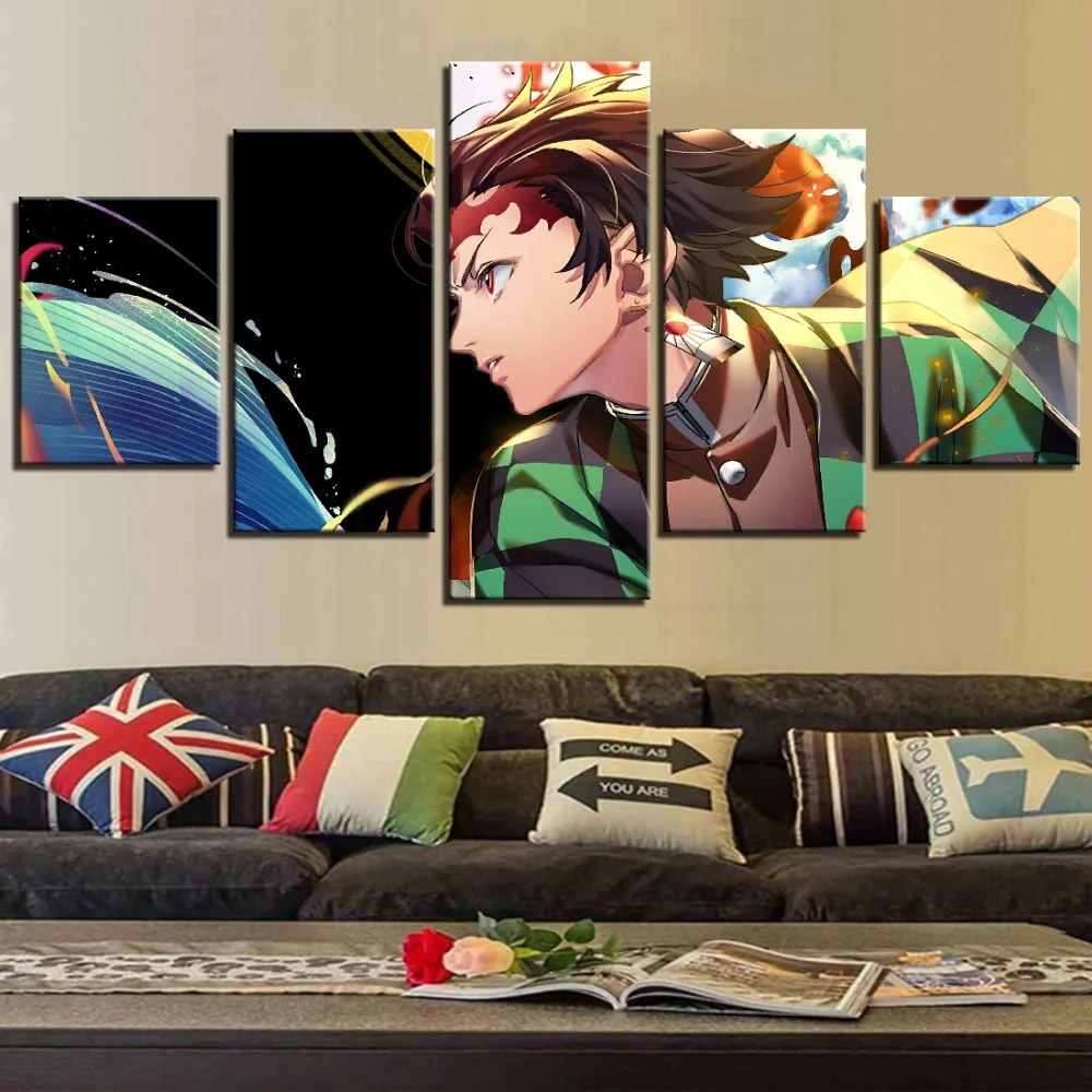 5 Piece Decorative Painting Poster New Fashion Office Home Mural Poster Demon Slayer Kimetsu No Yaiba Anime Painting Wholesale
5 Piece Decorative Painting Poster New Fashion Office Home Mural Poster Demon Slayer Kimetsu No Yaiba Anime Painting Wholesale