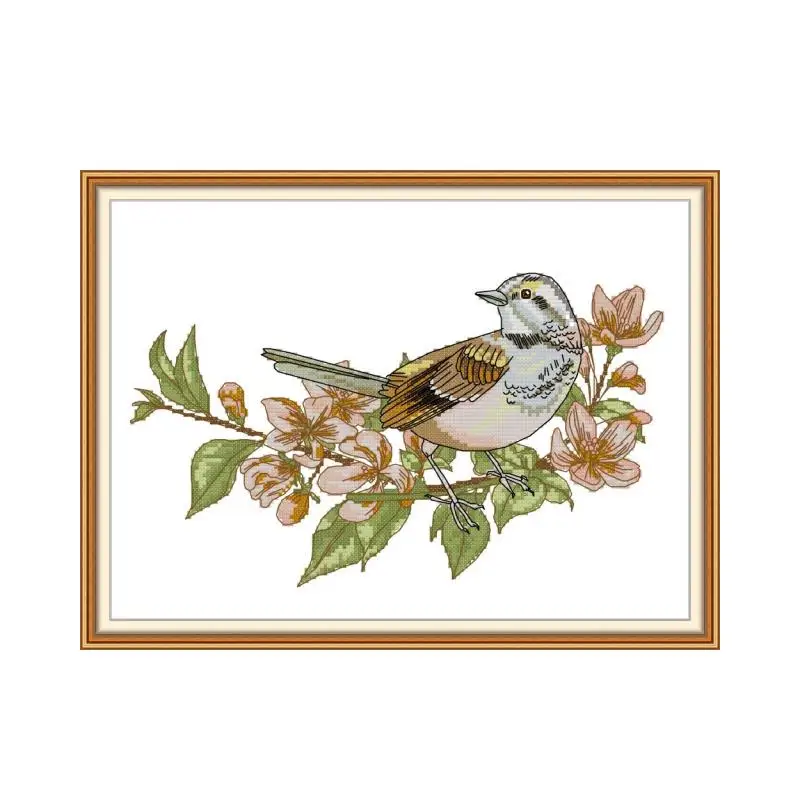 Branch bird 2 cross stitch kit aida 14ct 11ct count printed canvas stitches embroidery DIY handmade needlework
Branch bird 2 cross stitch kit aida 14ct 11ct count printed canvas stitches embroidery DIY handmade needlework