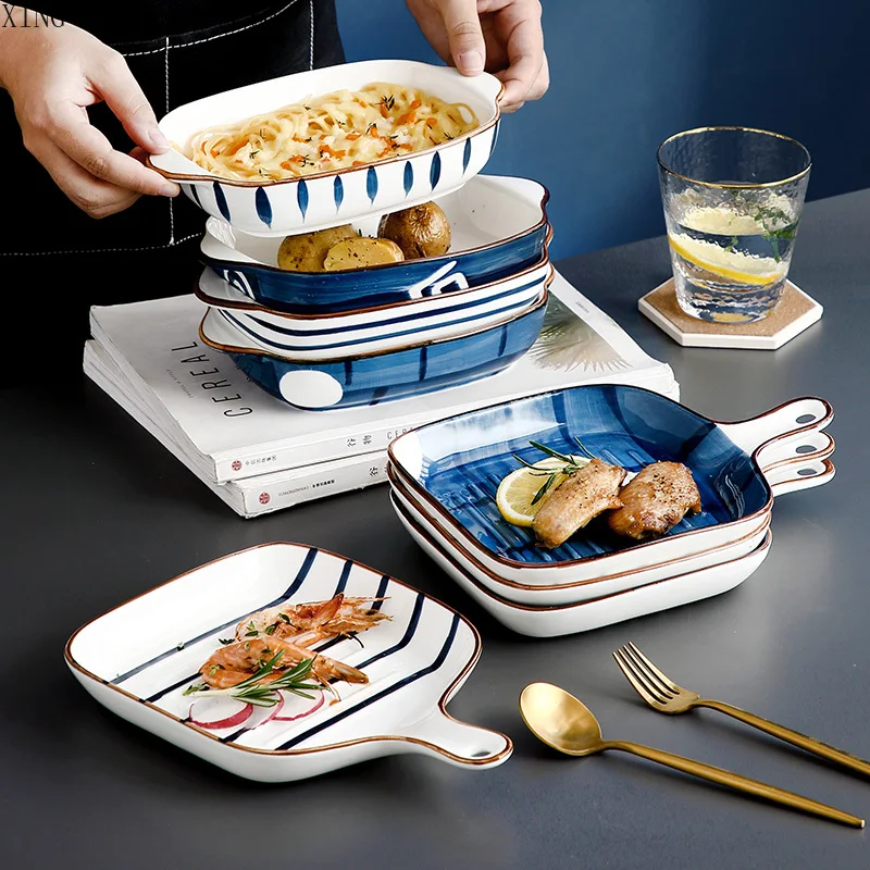 Japanese Baking Plate Ceramic Plate Dish Plate Household Oven Special Bowl Dinner Plate Baking Bowl Tableware Kitchen Supplies
Japanese Baking Plate Ceramic Plate Dish Plate Household Oven Special Bowl Dinner Plate Baking Bowl Tableware Kitchen Supplies