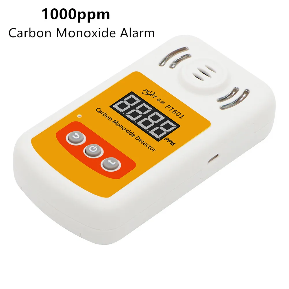 Carbon Monoxide Detector Meter PT601 CO Gas Meter 0-1000ppm With Sound And Light Alarm Leak CO Gas Analyzer
Carbon Monoxide Detector Meter PT601 CO Gas Meter 0-1000ppm With Sound And Light Alarm Leak CO Gas Analyzer