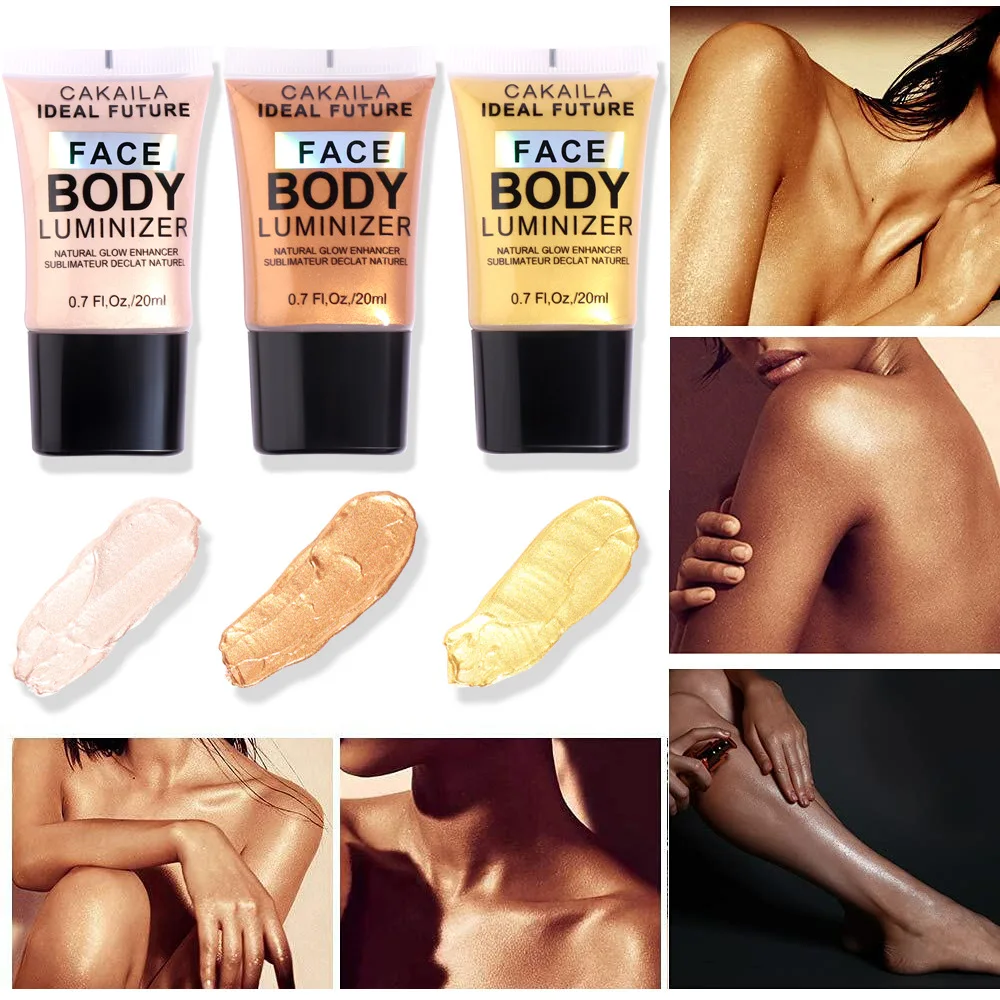 Face Body Liquid Highlighter Makeup Gold Bronze Shimmer Powder Brighten Maquillage Illuminator Cosmetics
Face Body Liquid Highlighter Makeup Gold Bronze Shimmer Powder Brighten Maquillage Illuminator Cosmetics