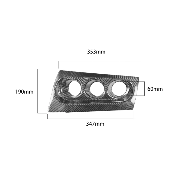 Carbon Fiber Car Co-Pilot Dashboard Replacement Gauge Pod for Mitsubishi Lancer Evolution X EVO M7 2008-2012 (LHD)
Carbon Fiber Car Co-Pilot Dashboard Replacement Gauge Pod for Mitsubishi Lancer Evolution X EVO M7 2008-2012 (LHD)