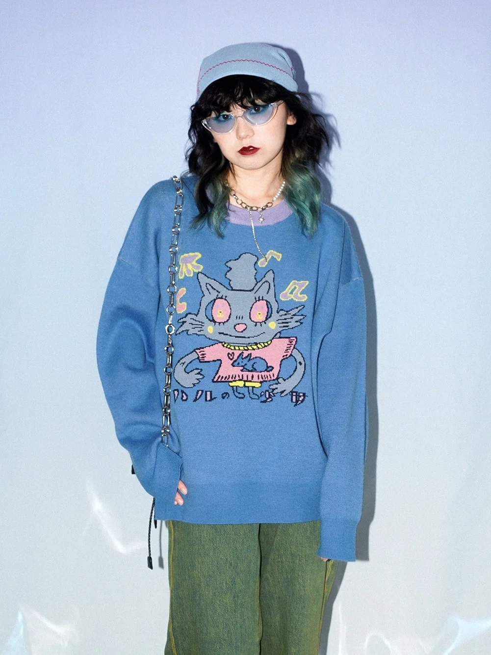 Chemical Girl X Artist a Sense Cooperative Cat Dream Linkage Jacquard Knitted Sweater fall sweaters for women
Chemical Girl X Artist a Sense Cooperative Cat Dream Linkage Jacquard Knitted Sweater fall sweaters for women