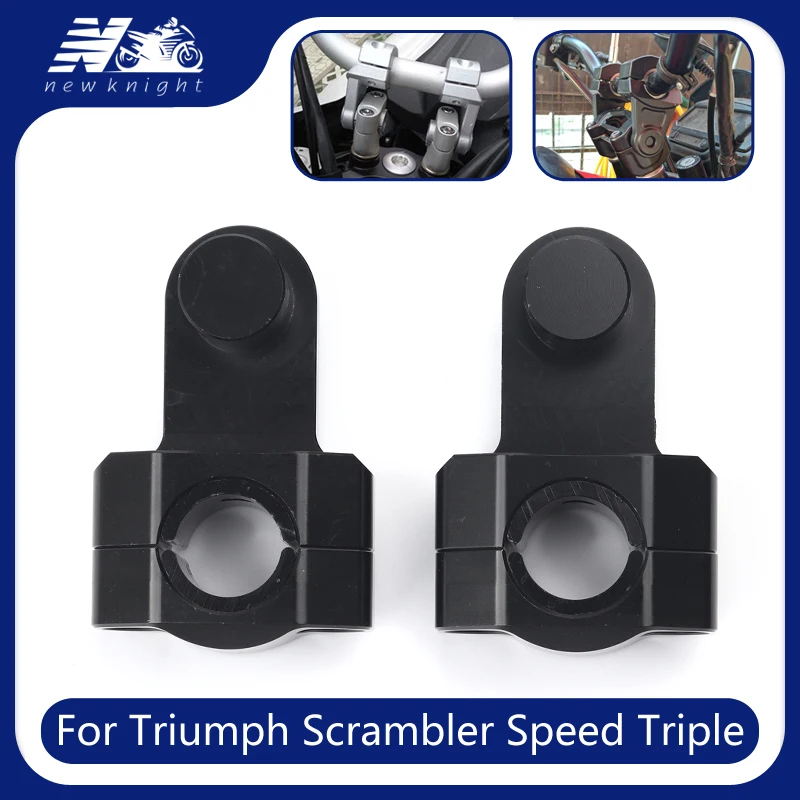 7/8" 22mm 1 1/8" 28mm Motorcycle CNC Aluminum Handlebar Riser Bars Clamp For Triumph Scrambler 2006-2016 Speed Triple 1993-2007
7/8" 22mm 1 1/8" 28mm Motorcycle CNC Aluminum Handlebar Riser Bars Clamp For Triumph Scrambler 2006-2016 Speed Triple 1993-2007