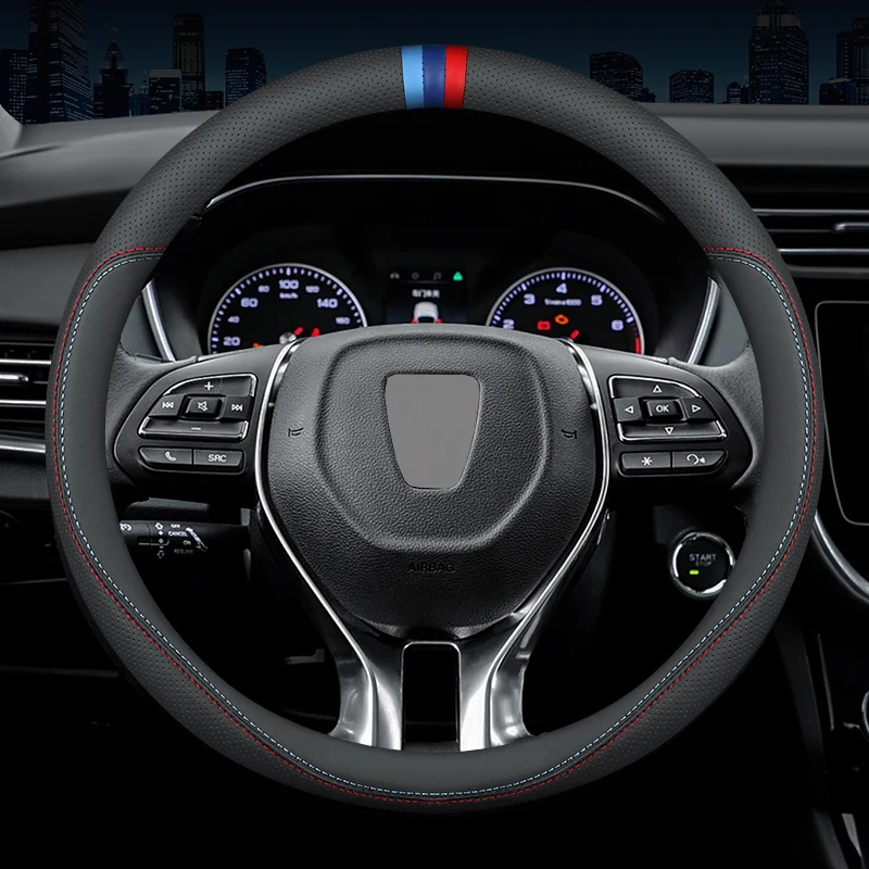 Carbon Fiber Leather Steering Wheel Cover For Roewe Clever i5 Ei5 i6 360 950 E950 RX3 RX5 RX8 Protection Accessories
Carbon Fiber Leather Steering Wheel Cover For Roewe Clever i5 Ei5 i6 360 950 E950 RX3 RX5 RX8 Protection Accessories