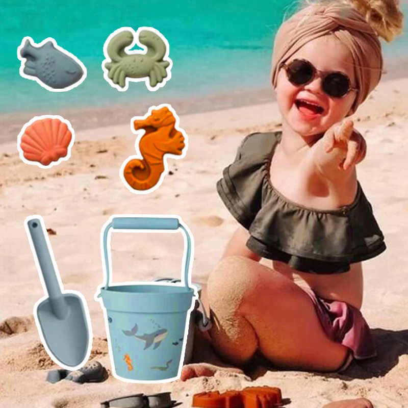 6 Pcs Kit Silicone Children Beach Toys Baby Summer Digging Sand Play W/ Shovel Water Game Outdoor Kid Toy Set Sandbox for Girls
6 Pcs Kit Silicone Children Beach Toys Baby Summer Digging Sand Play W/ Shovel Water Game Outdoor Kid Toy Set Sandbox for Girls