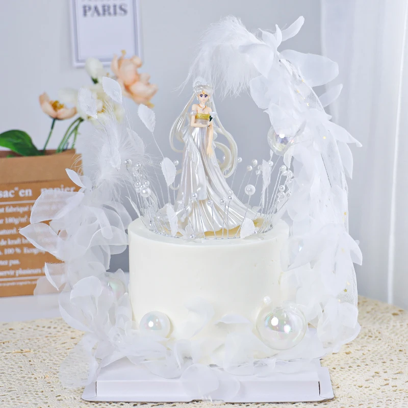 New Cartoon Anime Super Sailor Moon Wedding dress Figure PVC Action Figure Cake Decoration Collection Model Toy Doll Ornaments
New Cartoon Anime Super Sailor Moon Wedding dress Figure PVC Action Figure Cake Decoration Collection Model Toy Doll Ornaments