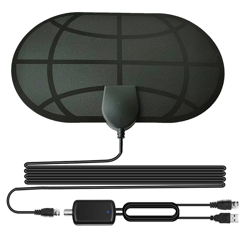 Digital HDTV Antenna TV High Gain Amplifier Signal Booster Digital Antenna TV Aerial,Black
Digital HDTV Antenna TV High Gain Amplifier Signal Booster Digital Antenna TV Aerial,Black