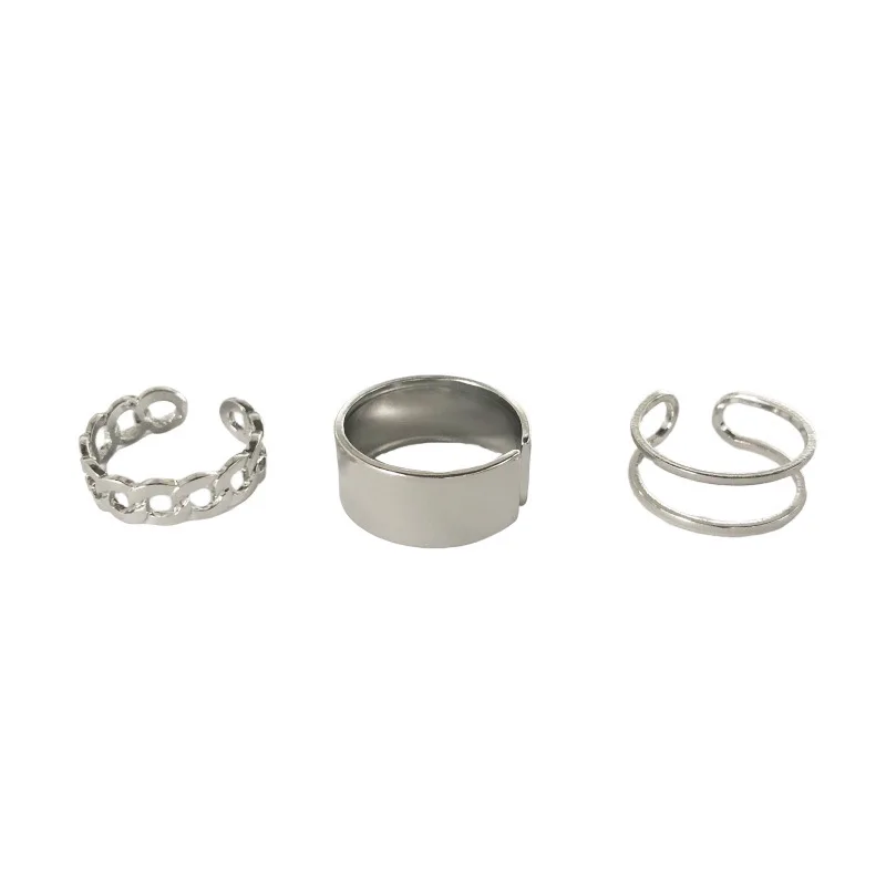 Hiphop/Rock Metal Geometry Circular Punk Rings Set Opening Index Finger Accessories Buckle Joint Tail Ring for Women Jewelry
Hiphop/Rock Metal Geometry Circular Punk Rings Set Opening Index Finger Accessories Buckle Joint Tail Ring for Women Jewelry