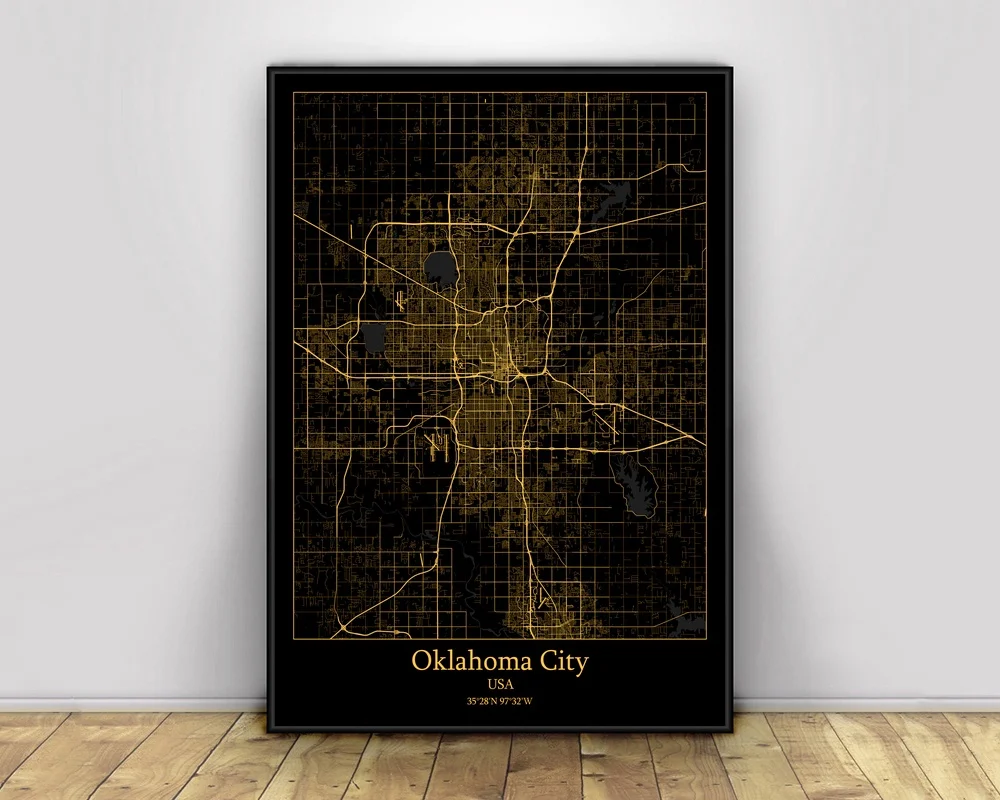 Oklahoma City USA светильник & Gold City Light Maps Custom карта городов мира постеры на холсте в скандинавском стиле настенное искусство домашний декор
Oklahoma City USA светильник & Gold City Light Maps Custom карта городов мира постеры на холсте в скандинавском стиле настенное искусство домашний декор