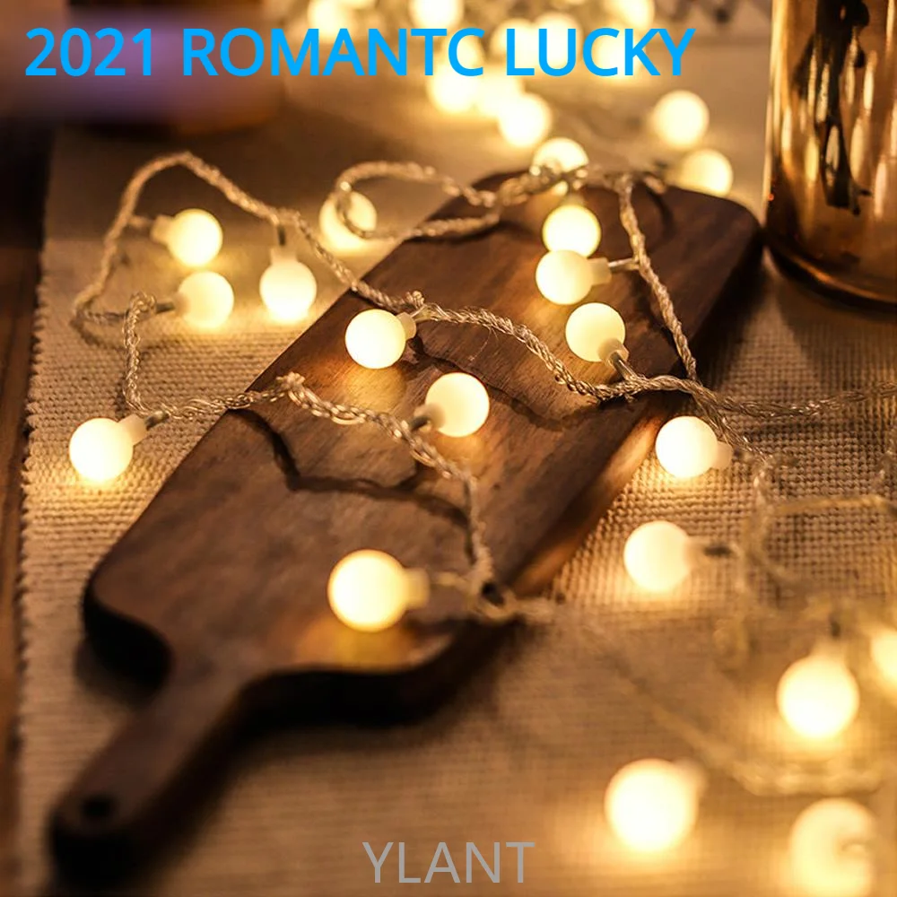 YLANT Room Decor Led Lights String-Lights 3m/5m/10m Fairy Lights Colorful Ball String Lights Table Decoration Christmas Lights
YLANT Room Decor Led Lights String-Lights 3m/5m/10m Fairy Lights Colorful Ball String Lights Table Decoration Christmas Lights