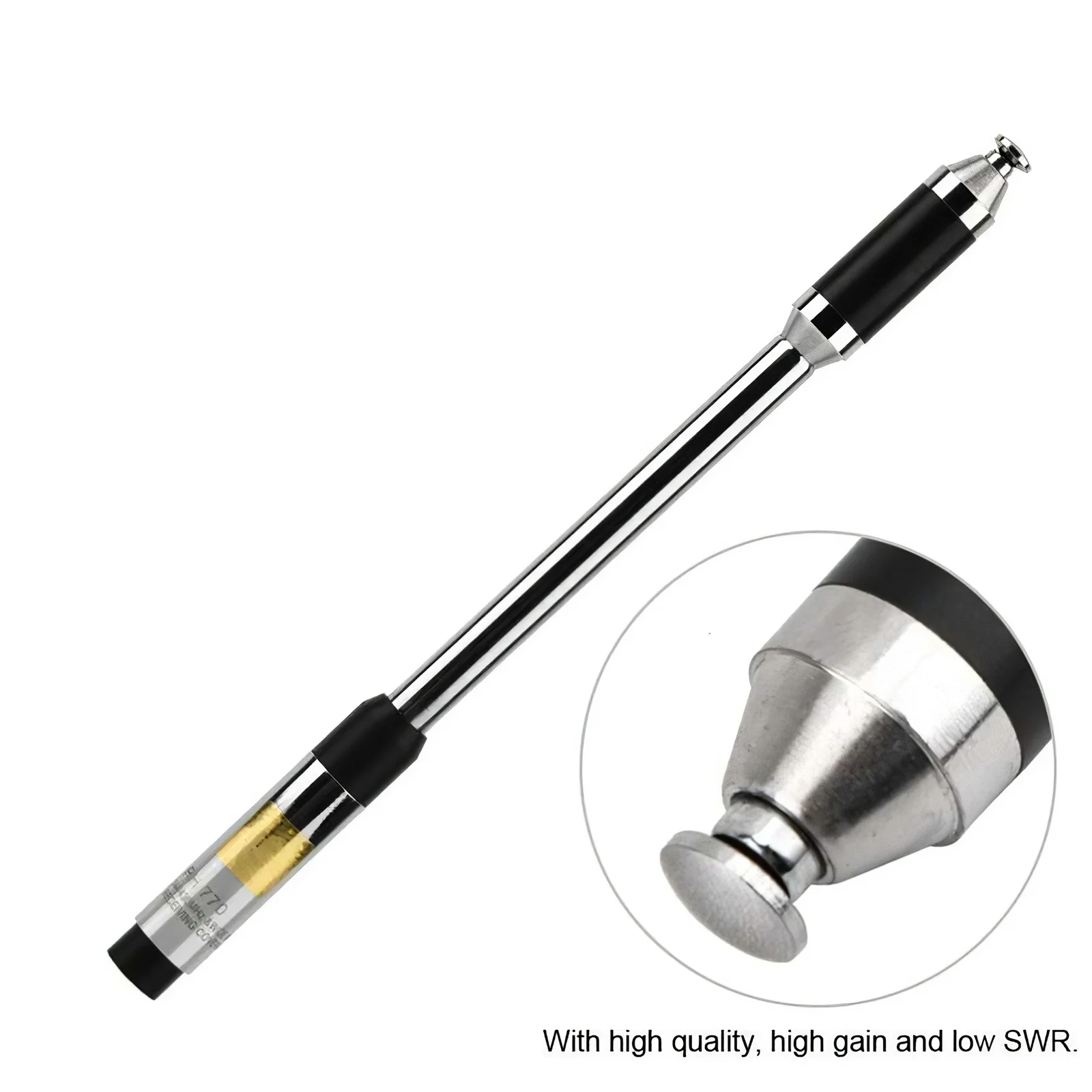 New RH770 Telescopic Antenna BNC Dual Band High Gain 144/430MHz Walkie Talkie Antenna 10W For Walkie Talkie TYT BAOFENG
New RH770 Telescopic Antenna BNC Dual Band High Gain 144/430MHz Walkie Talkie Antenna 10W For Walkie Talkie TYT BAOFENG