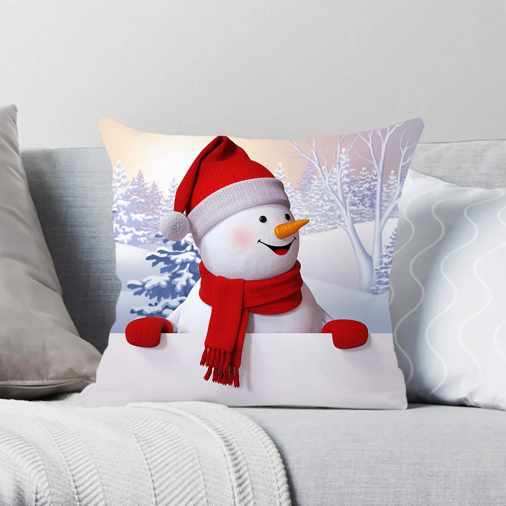 CLOOCL Christmas Pillow Cover Cartoon Santa Elk Snowmen Print Pillowcases Fastival Party Home Textile For Sofa Bedroom
CLOOCL Christmas Pillow Cover Cartoon Santa Elk Snowmen Print Pillowcases Fastival Party Home Textile For Sofa Bedroom
