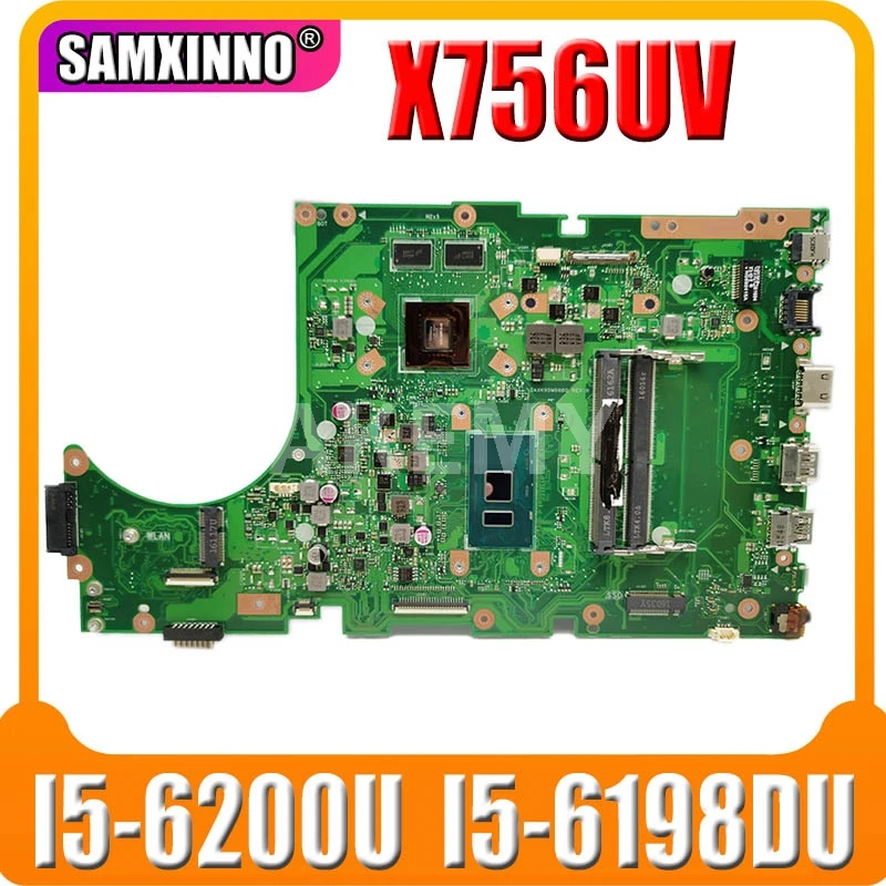 Для ASUS X756UV X756UQ X756UVK X756UQK X756UB X756UJ Материнская плата i5 CPU 2 ГБ GPU 90NB0C70-R00010
Для ASUS X756UV X756UQ X756UVK X756UQK X756UB X756UJ Материнская плата i5 CPU 2 ГБ GPU 90NB0C70-R00010