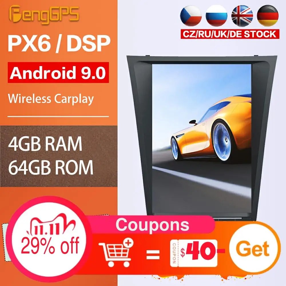 DVD Player For Lexus GS300 GS460 GS450 GS350 Android Setreo Radio Multimeida GPS Navigation Headunit Touchscreen Bluetooth 5.0
DVD Player For Lexus GS300 GS460 GS450 GS350 Android Setreo Radio Multimeida GPS Navigation Headunit Touchscreen Bluetooth 5.0