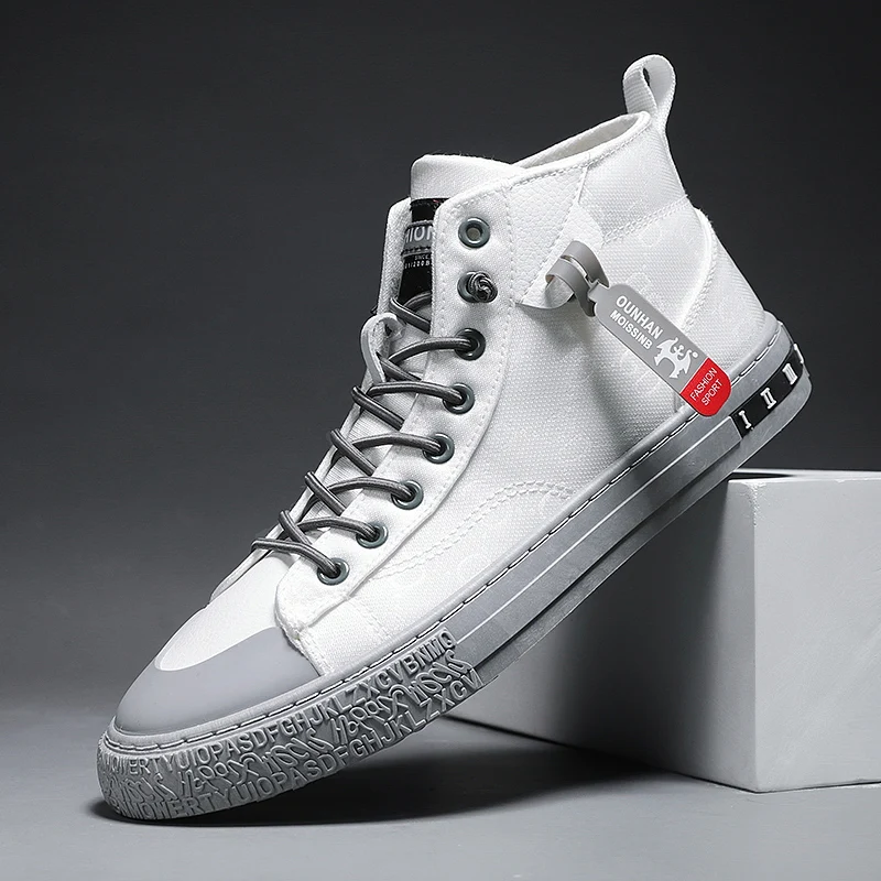 New classic canvas high-top shoes comfortable sports trend Korean version of simple and versatile breathable board tide shoes
New classic canvas high-top shoes comfortable sports trend Korean version of simple and versatile breathable board tide shoes