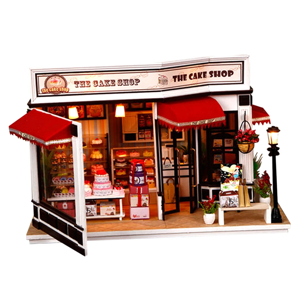 1:20 Wood Romantic Dollhouse DIY Modern Patisserie Coffee Shop Puzzles Kits
1:20 Wood Romantic Dollhouse DIY Modern Patisserie Coffee Shop Puzzles Kits