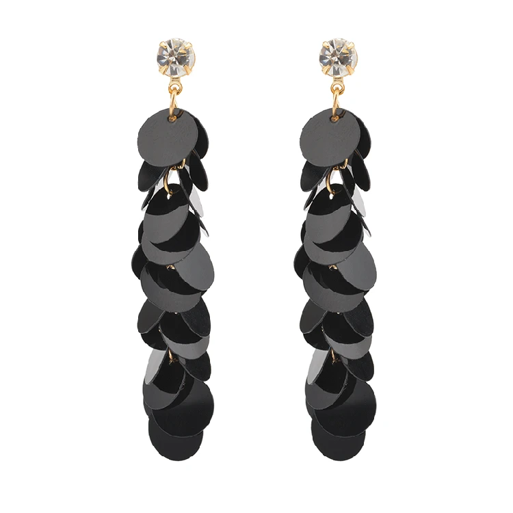VILAGE New Product 2021 Hot Sale Fashion Temperament Multi-layer Color Sequin Earrings Long Tassel Earrings Wholesale Jewelry
VILAGE New Product 2021 Hot Sale Fashion Temperament Multi-layer Color Sequin Earrings Long Tassel Earrings Wholesale Jewelry