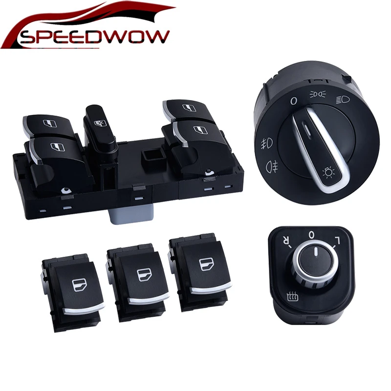 Window Mirror Headlight Switch Headlight Fog Lamp Button Set For Volkswagen VW Jetta Mk5 Golf GTI 5 6 Tiguan Passat B6 B7 CC 6PC
Window Mirror Headlight Switch Headlight Fog Lamp Button Set For Volkswagen VW Jetta Mk5 Golf GTI 5 6 Tiguan Passat B6 B7 CC 6PC