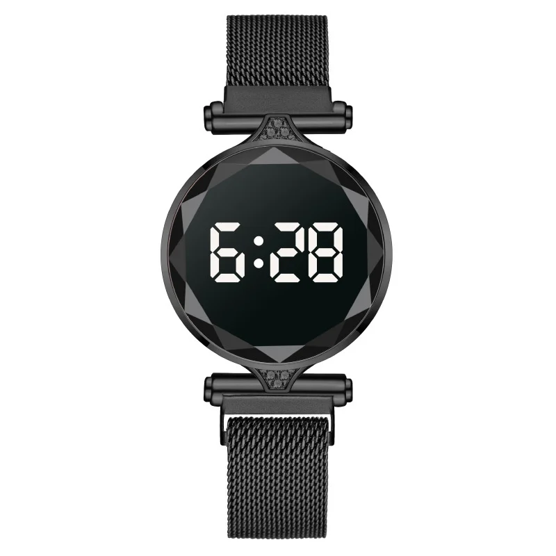 Luxury Digital Magnet Watches For Women Rose Gold Stainless Steel Dress LED Quartz Watch Female Clock
Luxury Digital Magnet Watches For Women Rose Gold Stainless Steel Dress LED Quartz Watch Female Clock