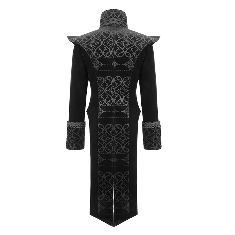 Men Coats Gothic Long Sleeve Stand Collar Outwear Warm Zipper Overcoats Men Jacket Long Sleeves Cosplay Irregular Long Trench
Men Coats Gothic Long Sleeve Stand Collar Outwear Warm Zipper Overcoats Men Jacket Long Sleeves Cosplay Irregular Long Trench