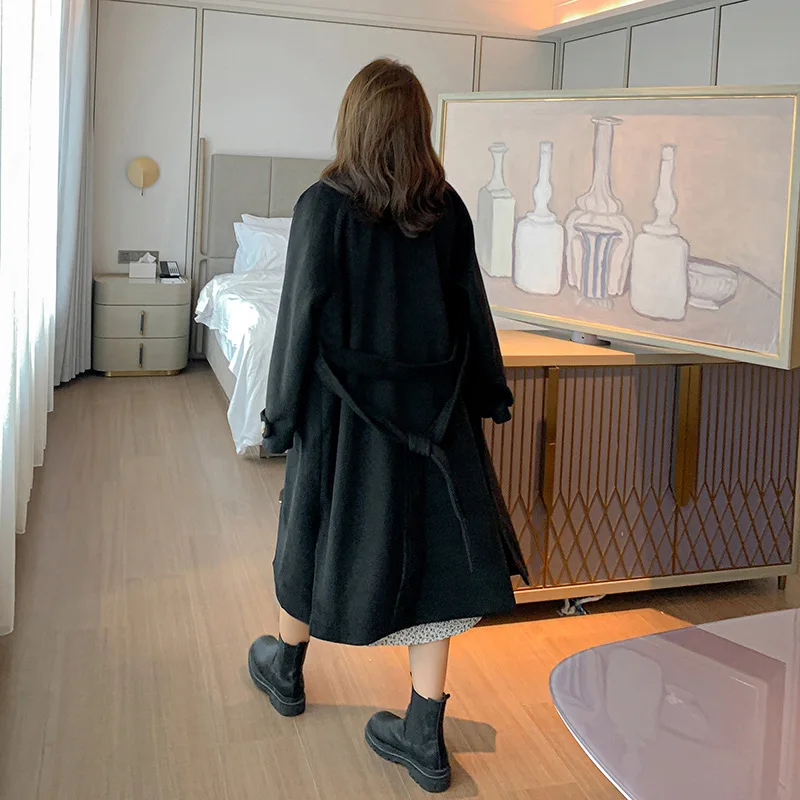 2020 Winter new large women's wear fat mm Korean loose fashion Hepburn fashion woolen coat 040732
2020 Winter new large women's wear fat mm Korean loose fashion Hepburn fashion woolen coat 040732