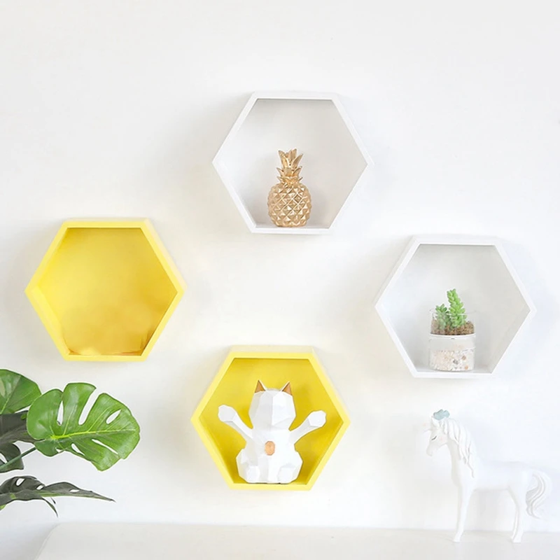 Nordic Style Storage Racks Hexagonal Wall Shelf Diy Storage Racks Organization Wooden Storage Holders for Bedroom Decoration
Nordic Style Storage Racks Hexagonal Wall Shelf Diy Storage Racks Organization Wooden Storage Holders for Bedroom Decoration