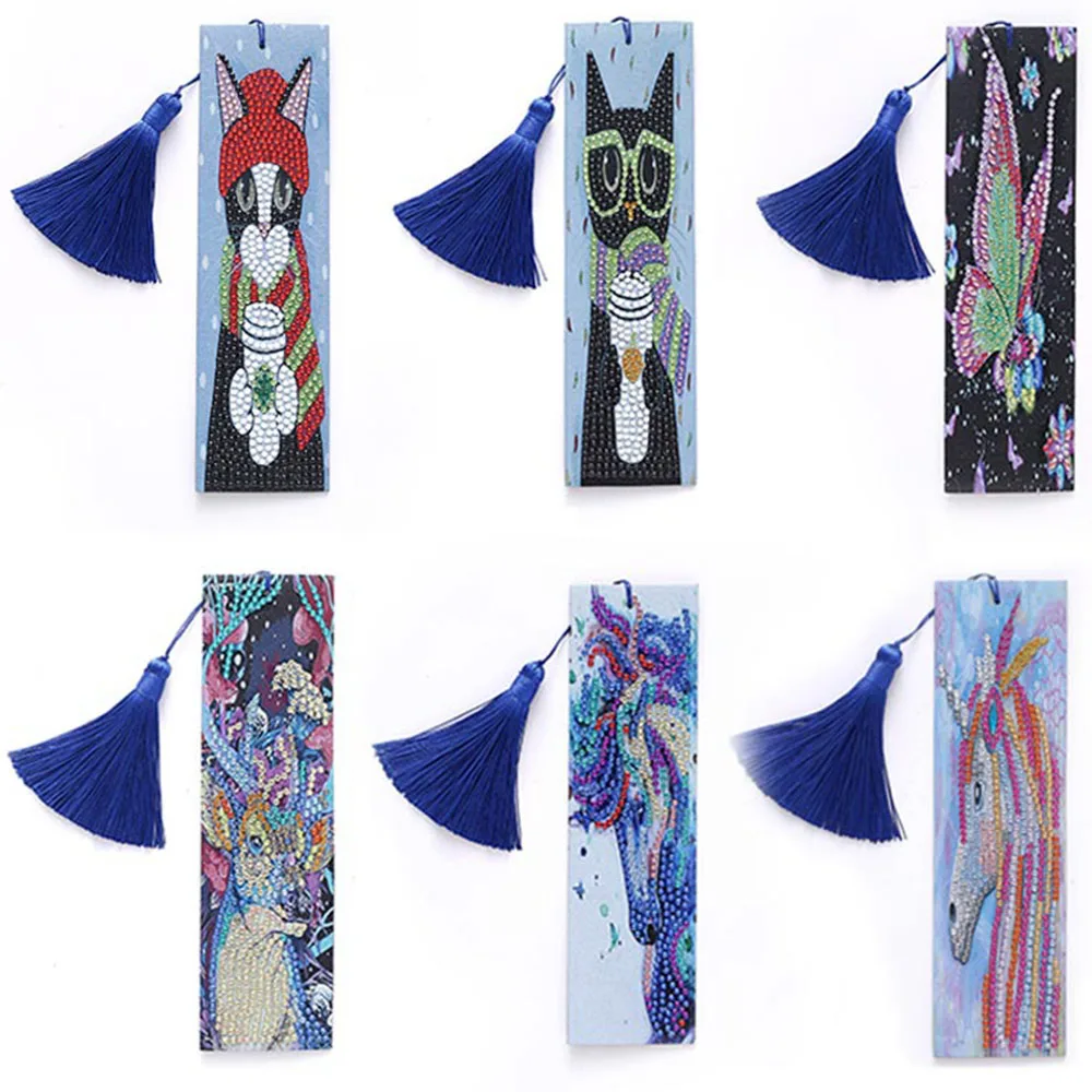 5D Diamond Painting Bookmark 5D DIY Special Shaped Diamond Art unicorn Mosaic Leather Tassel Book Marks Diamond Embroidery
5D Diamond Painting Bookmark 5D DIY Special Shaped Diamond Art unicorn Mosaic Leather Tassel Book Marks Diamond Embroidery