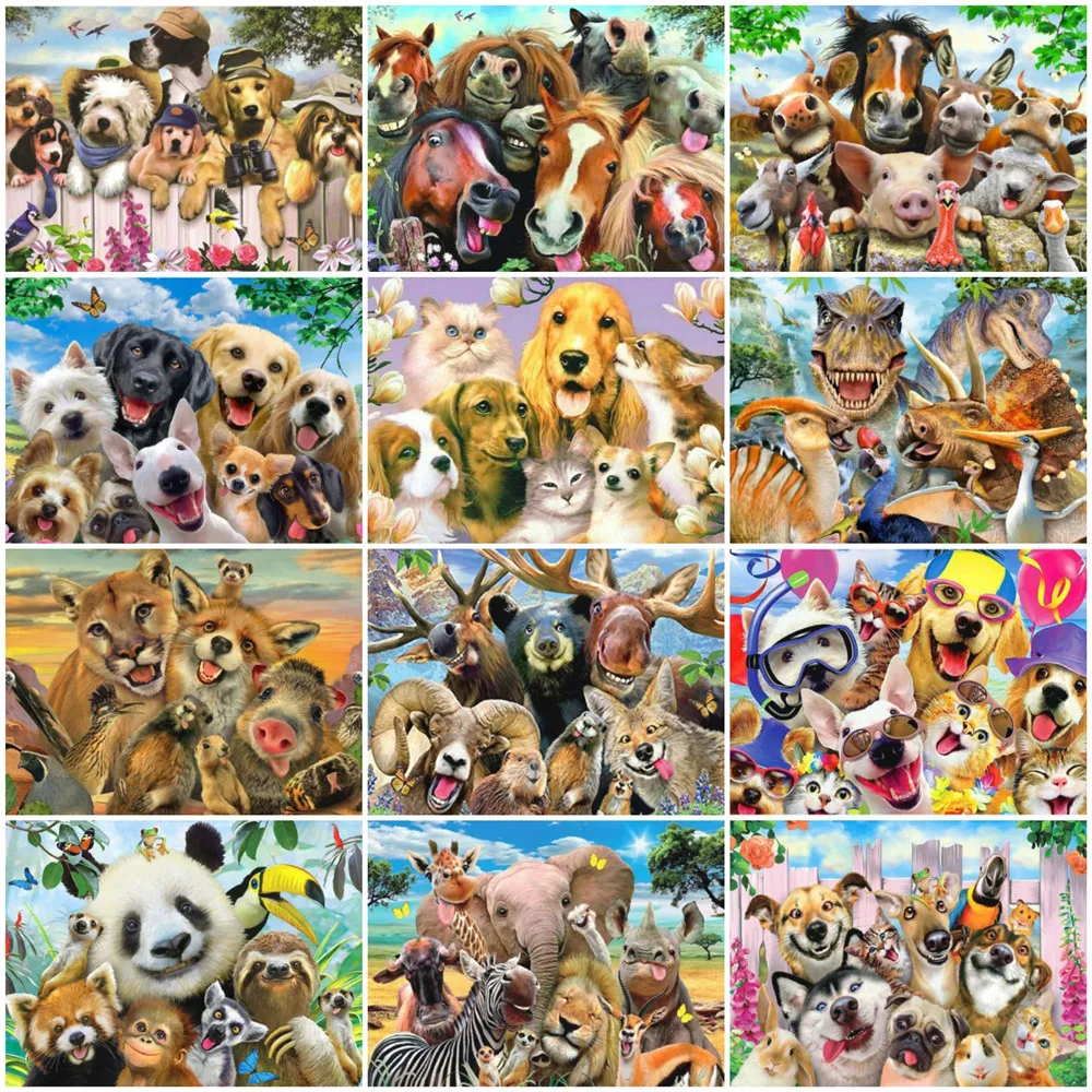 HUACAN Dog 5D Diy Diamond Painting Animals Embroidery Mosaic Cat Cross Stitch Home Decoration Wall Stickers
HUACAN Dog 5D Diy Diamond Painting Animals Embroidery Mosaic Cat Cross Stitch Home Decoration Wall Stickers