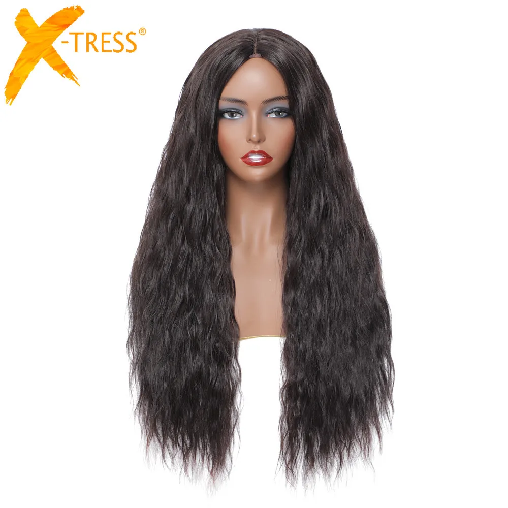 Парик из синтетических волос, черных и X-TRESS, из высокотемпературного волокна, средней волны, 2 размера
Парик из синтетических волос, черных и X-TRESS, из высокотемпературного волокна, средней волны, 2 размера