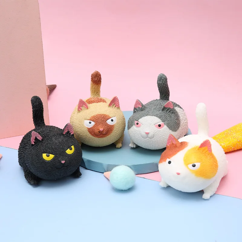 Funny Cute Cat-Shaped Ball TPR Stress Relief Squeeze Ball Stress Toys for Kids and Adults
Funny Cute Cat-Shaped Ball TPR Stress Relief Squeeze Ball Stress Toys for Kids and Adults