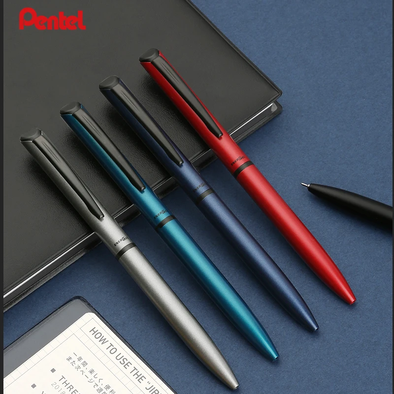Японская металлическая гелевая ручка Pentel 0,5 мм, игла, трубка, перо, быстросохнущие черные чернила, Женская ручка для подписи BLN2005/BLN2505S
Японская металлическая гелевая ручка Pentel 0,5 мм, игла, трубка, перо, быстросохнущие черные чернила, Женская ручка для подписи BLN2005/BLN2505S