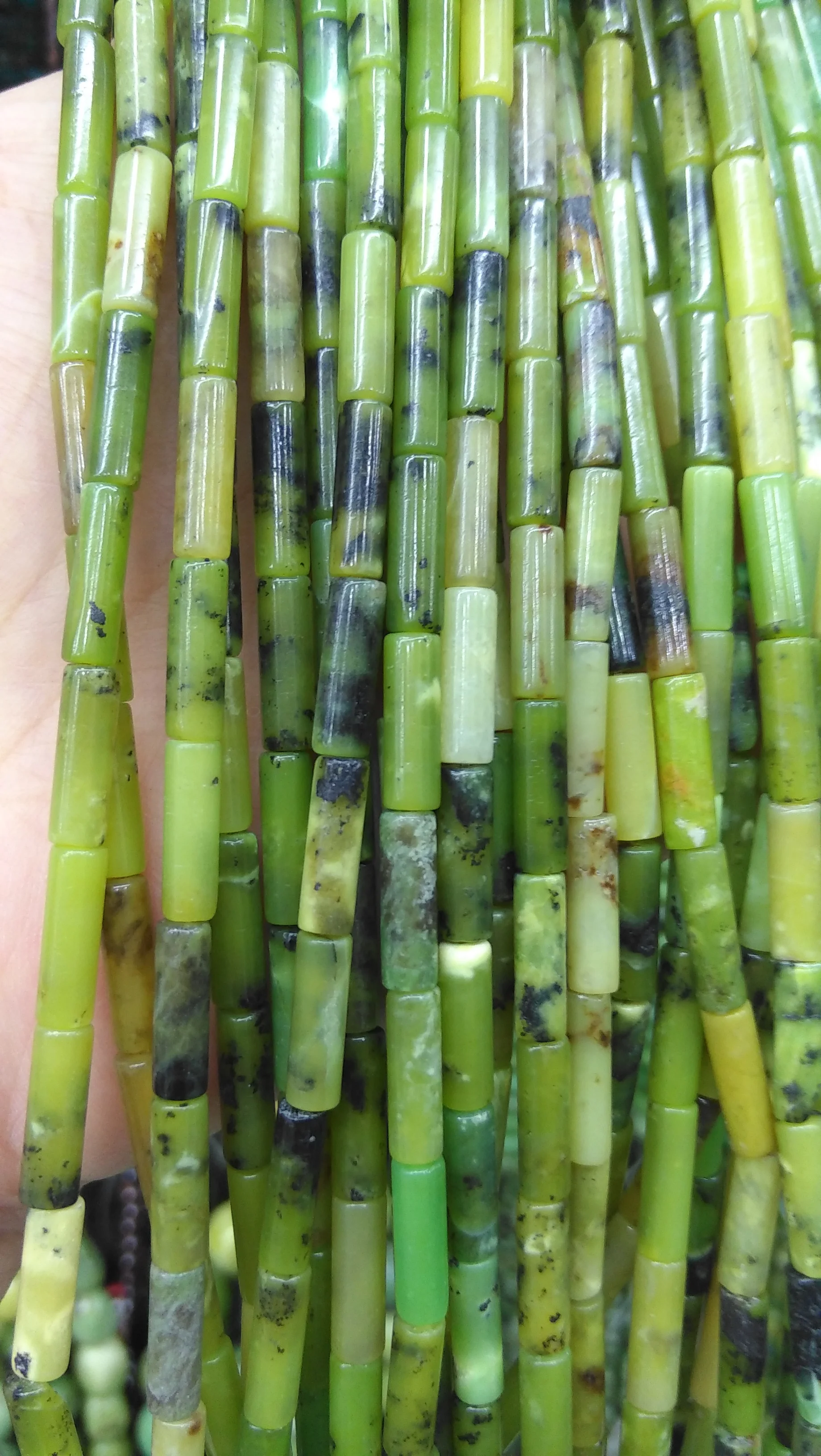 16x5mm Natural Australia Jade gemstone - round cylinder -tube -bar -column - full strand 16INCH
16x5mm Natural Australia Jade gemstone - round cylinder -tube -bar -column - full strand 16INCH