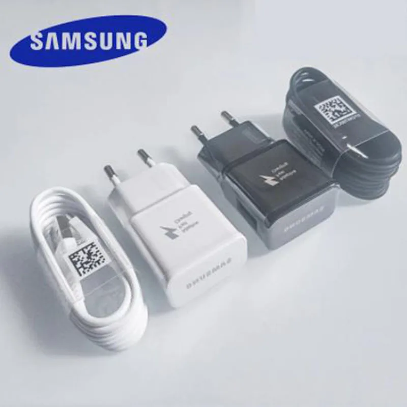 

Samsung 9V 1.67A Fast Charger Power Adapter Quick Charge Type C Cable for Galaxy S10 S8 S9 Plus A30 A40 A50 A70 A60 note 10 8 9