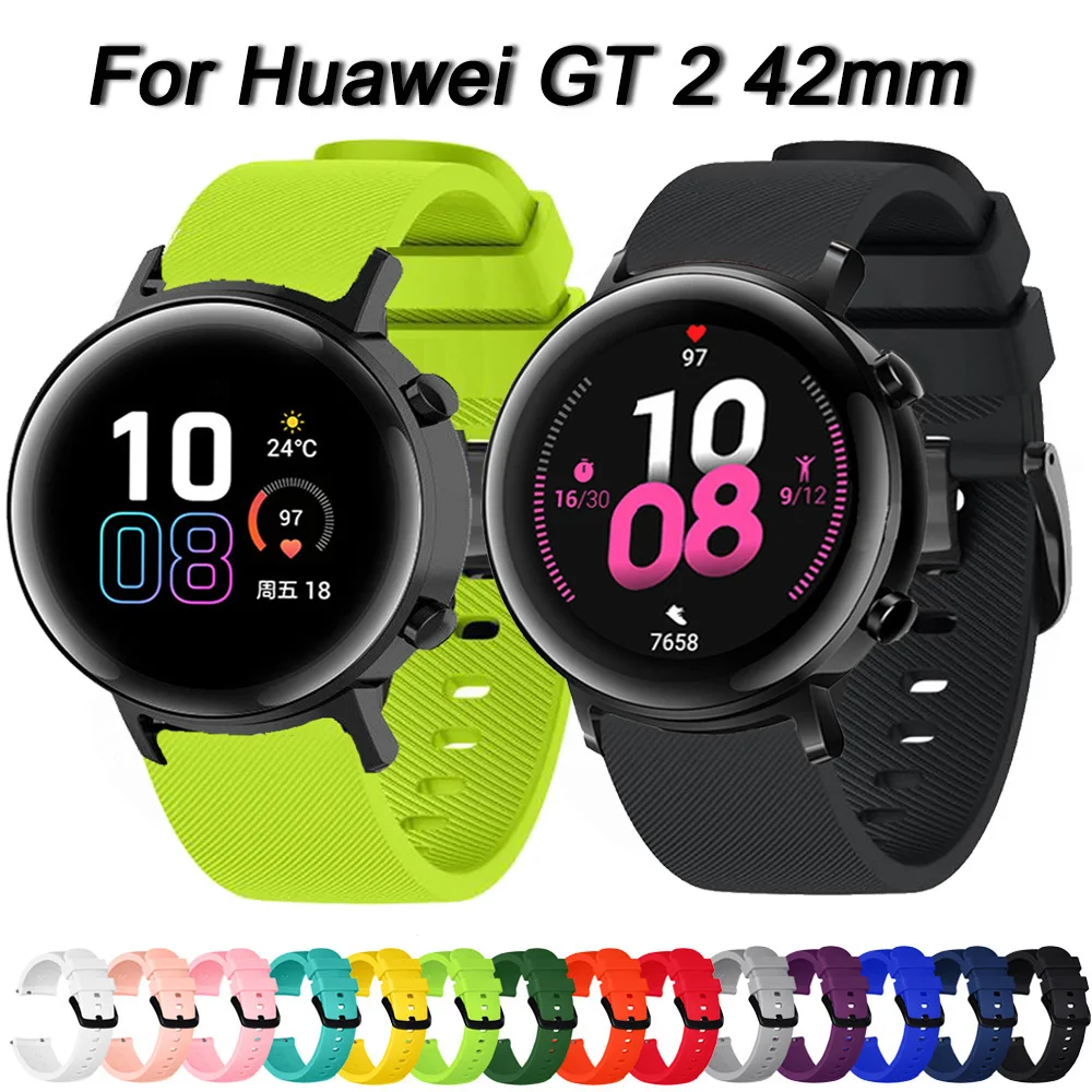 Ремешок силиконовый для Huawei Watch GT 2 42 мм, сменный мягкий браслет для часов Honor Magic Watch 2 42 мм, 20 мм
Ремешок силиконовый для Huawei Watch GT 2 42 мм, сменный мягкий браслет для часов Honor Magic Watch 2 42 мм, 20 мм