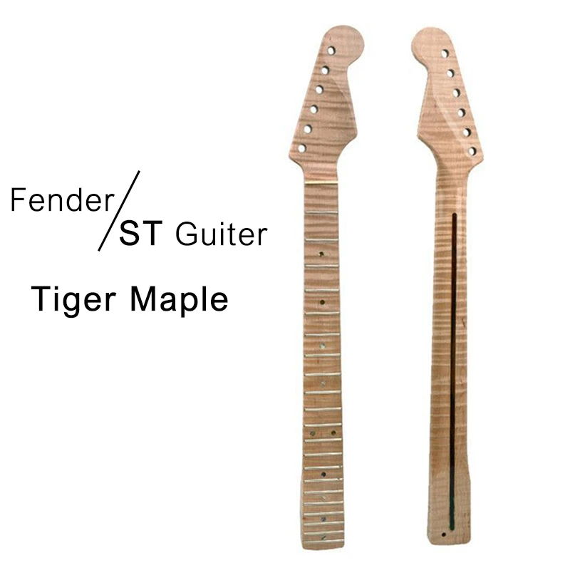 21 Fret Tiger Maple Guitar Neck ST Natural Light Electric Guitar Handle White Tone Point For Guitar Instruments Accessories
21 Fret Tiger Maple Guitar Neck ST Natural Light Electric Guitar Handle White Tone Point For Guitar Instruments Accessories