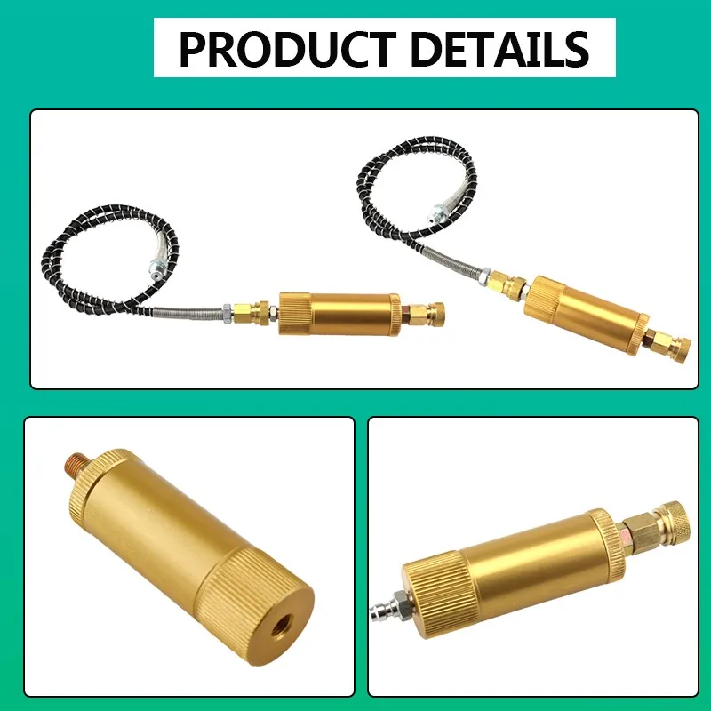 PCP Hand Pump Air Filter Filtering with M10x1 Thread Quick Connector Paintball Water-Oil Separator 50cm High Pressure Hose
PCP Hand Pump Air Filter Filtering with M10x1 Thread Quick Connector Paintball Water-Oil Separator 50cm High Pressure Hose